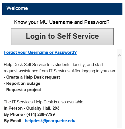 Request An Email List It Services Marquette University