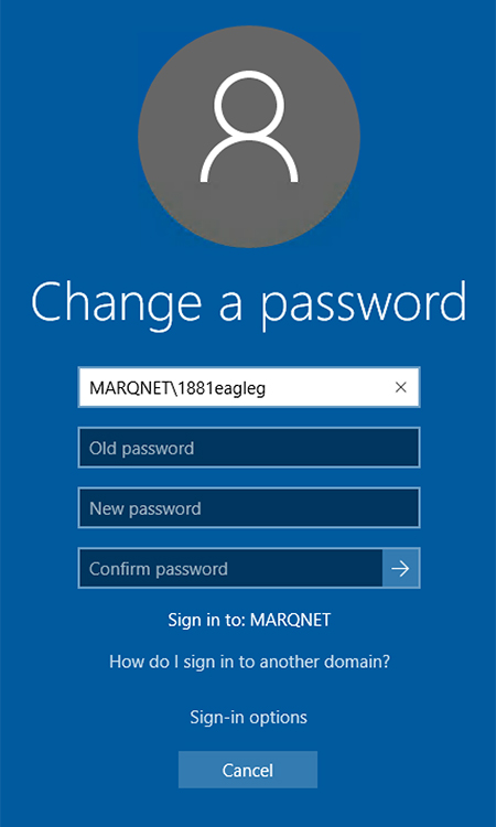 change password from cmd windows 10