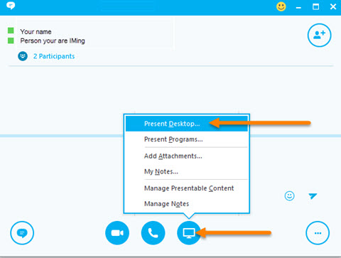 Desktop Sharing And Collaboration With Skype For Business It