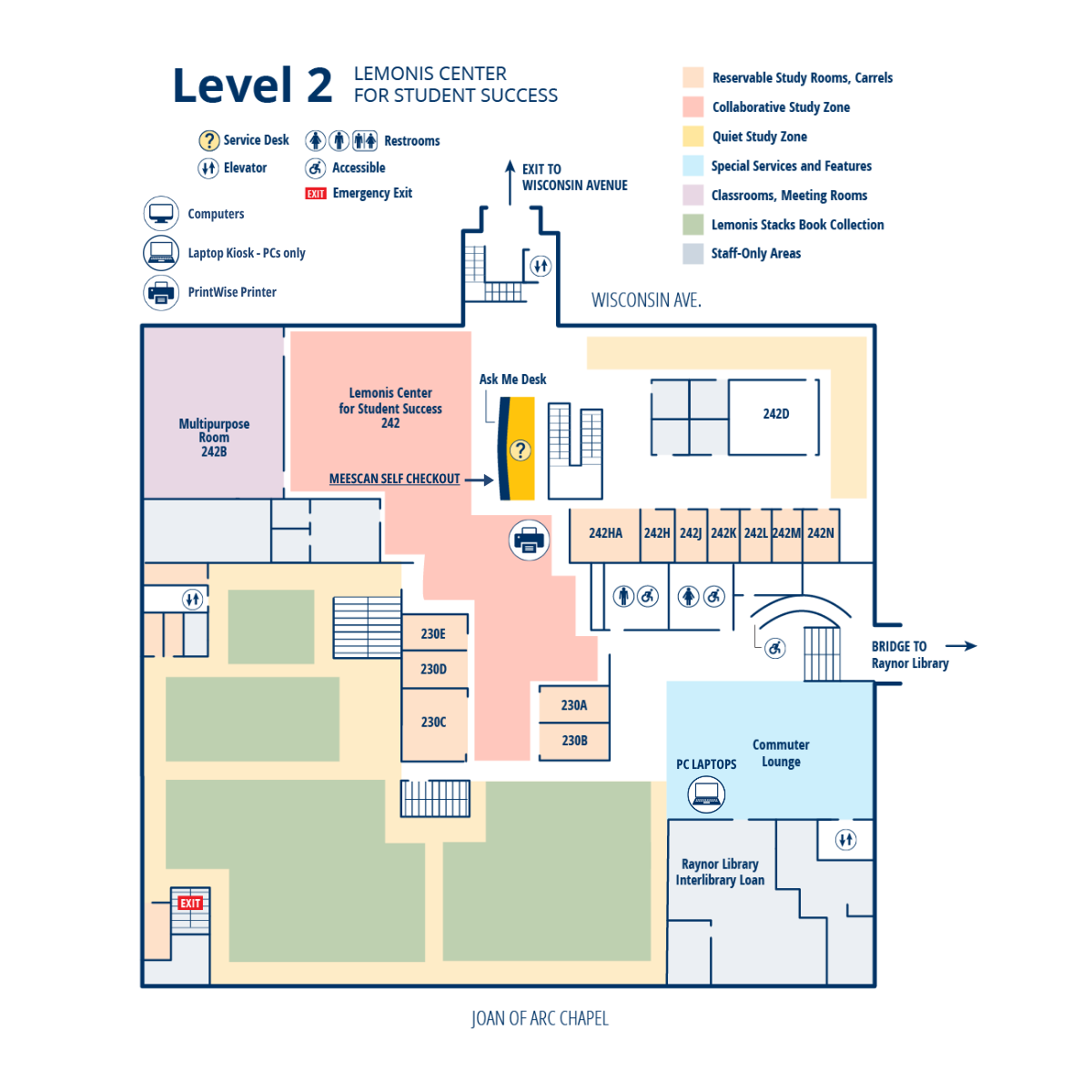 Lemonis Second Floor Map