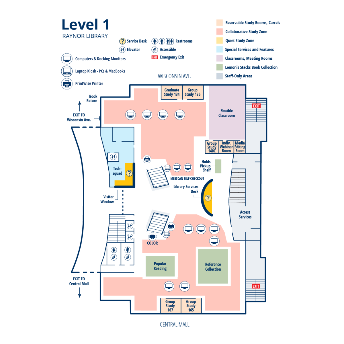 Raynor First Floor Map