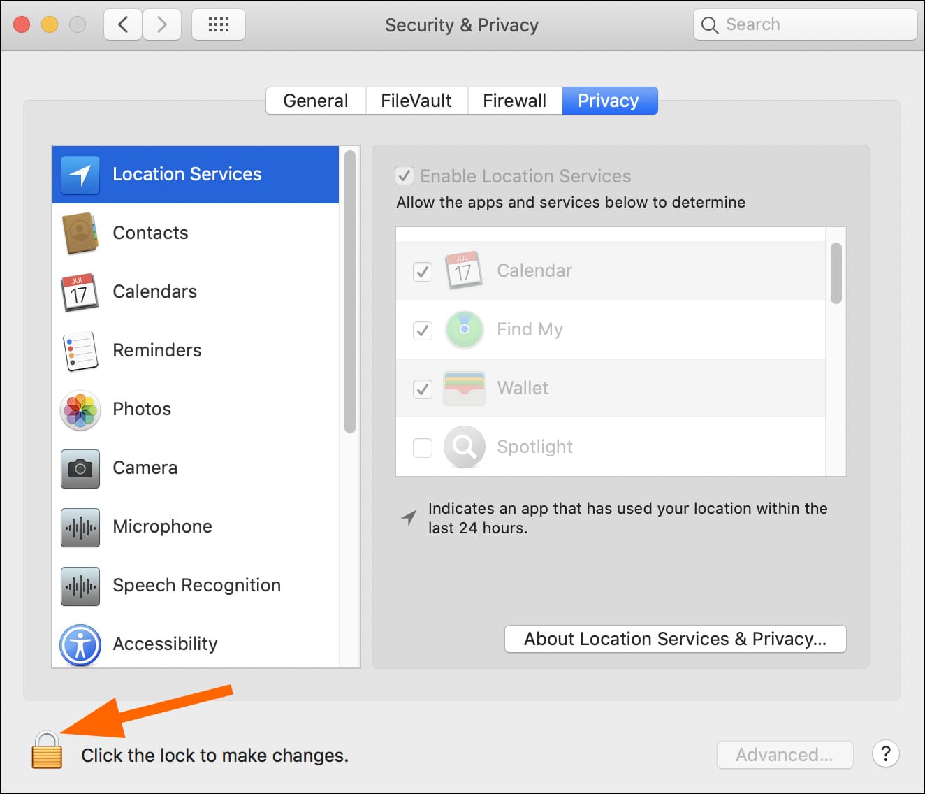 mac security settings for apps