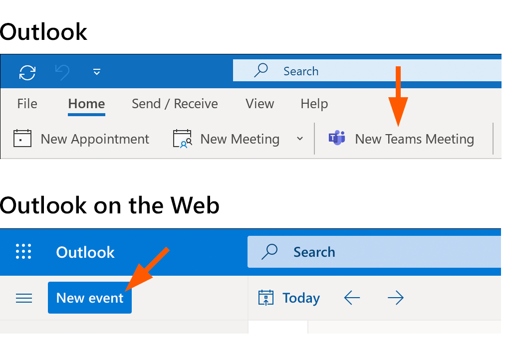 Create a Microsoft Teams meeting from Outlook Calendar // Microsoft Teams  // Marquette University