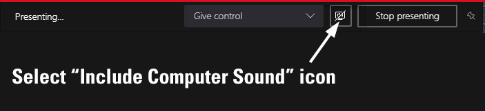 Include Computer Sound when Sharing // Microsoft Teams // Marquette