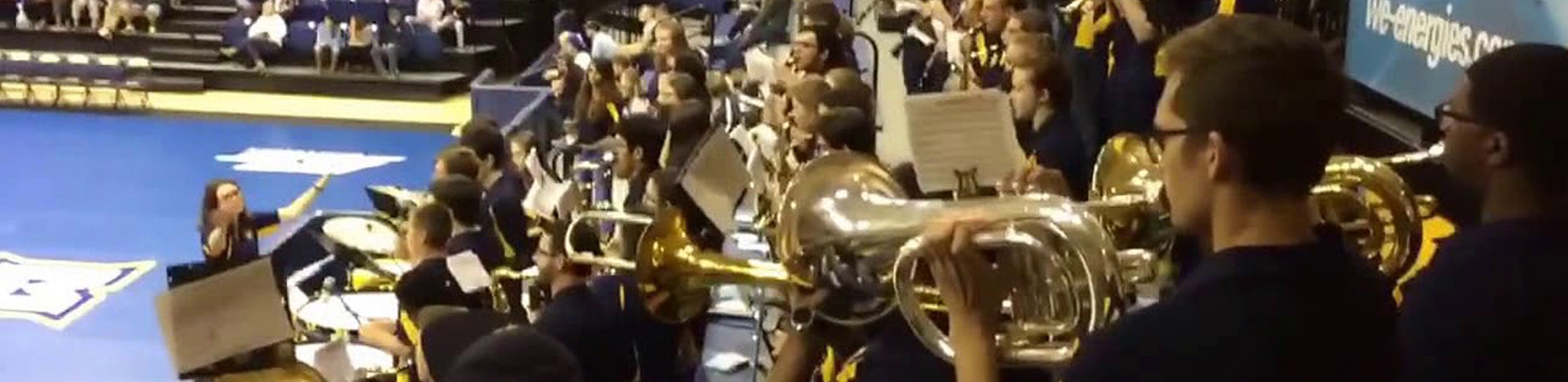 Marquette University Pep Band Performing
