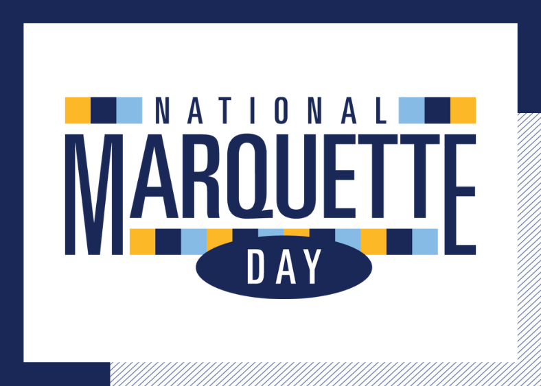 National Marquette Day Wordmark