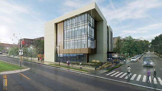 PA building rendering