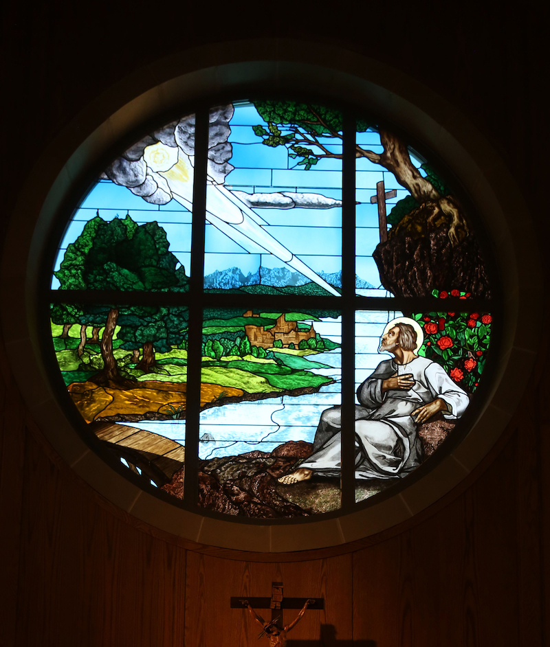 St. Ignatius stained glass window