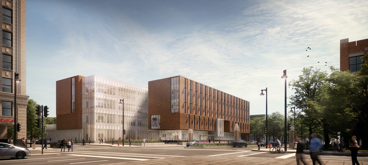Rendering of new home of College of Business Administration and Innovation Leadership programs