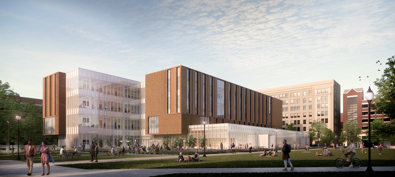 Rendering of new home of College of Business Administration and Innovation Leadership programs