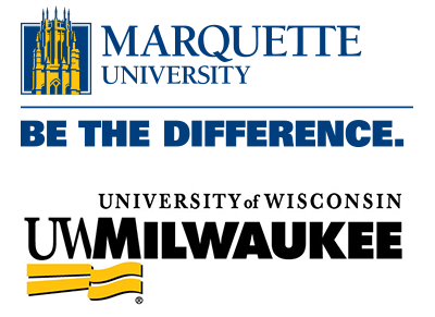Marquette and UWM logos