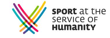 Logo for the Sport at the Service of Humanity