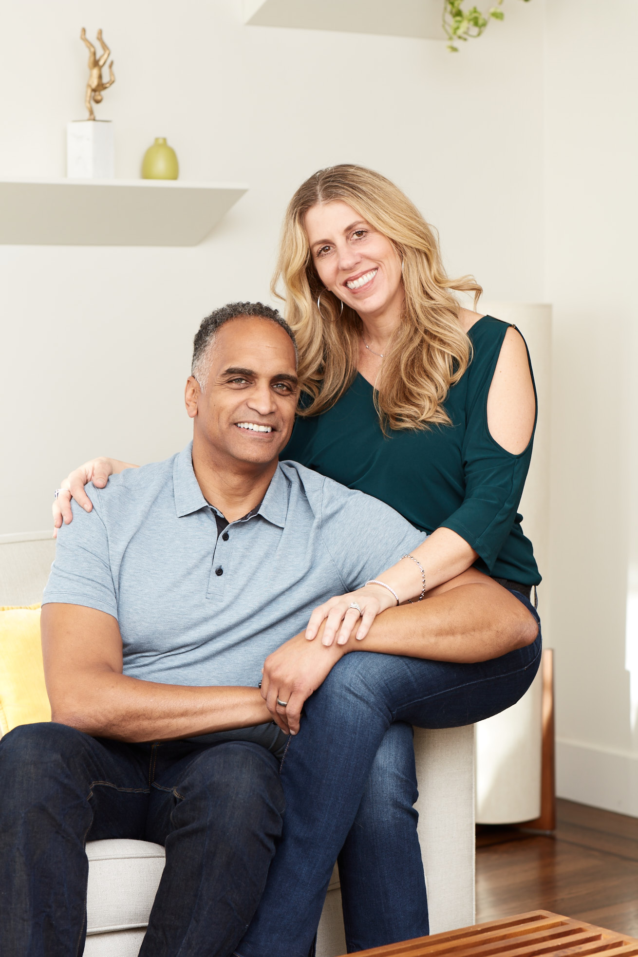 Harvey Anderson and his wife Denelle Dixon