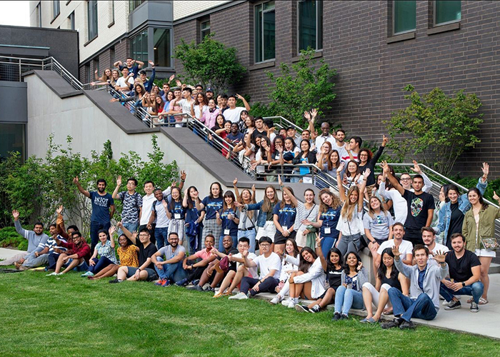 International students at Marquette orientation