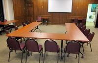 Conference Style Seating Configuration
