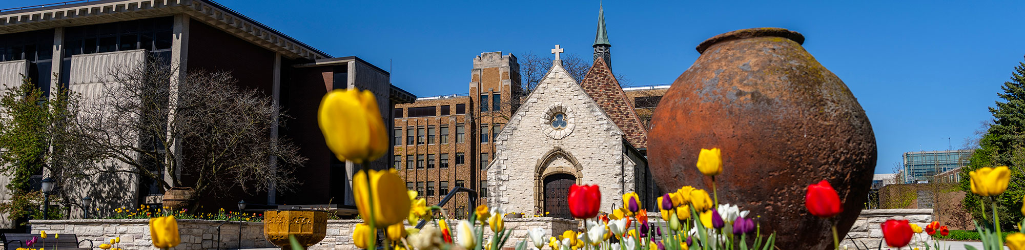 Spring on the Marquette University campus
