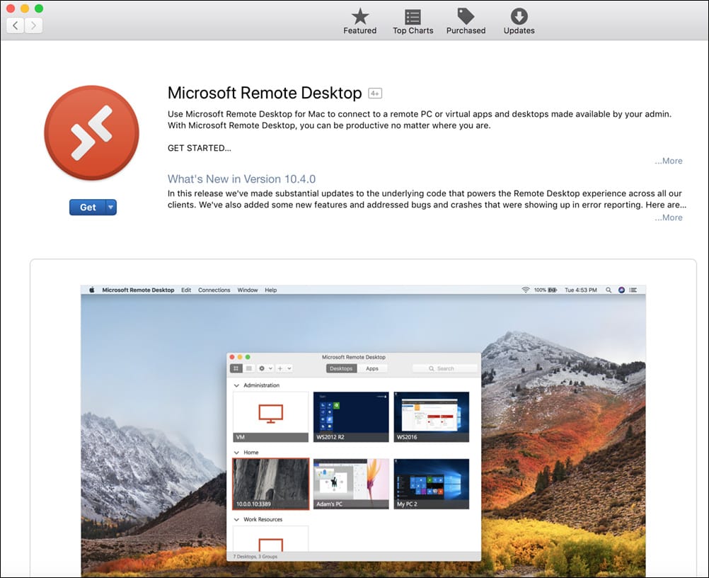 microsoft remote desktop connection mac