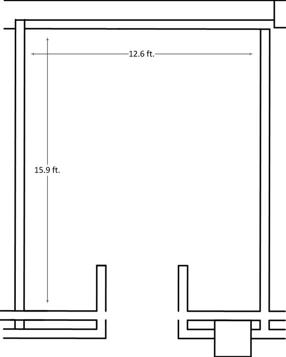 Cobeen double room floorplan
