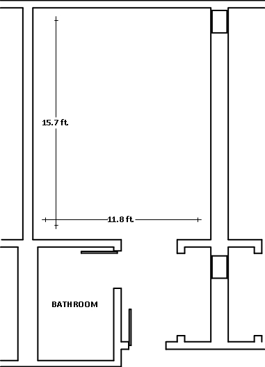 Mashuda Hall double room floorplan