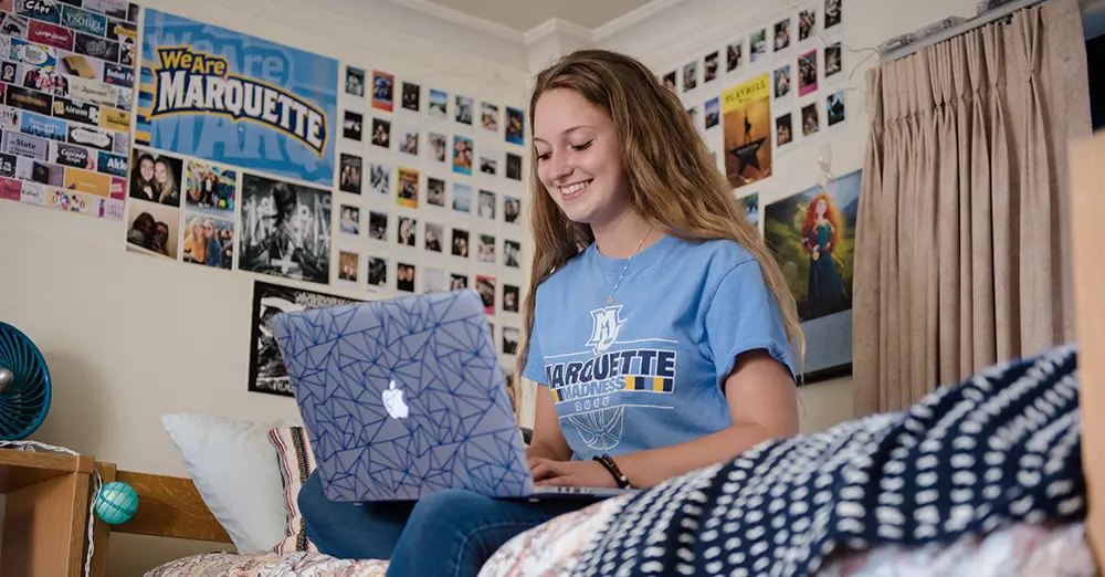 A student resident at Marquette University