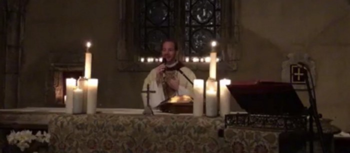 Candlelight Mass at St. Joan of Arc Chapel