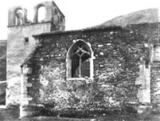 The chapel as it stood in the French village of Chasse, twelve miles south of Lyon in the early 1920s.