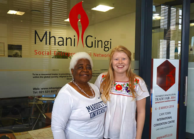 Mhani Gingi, a community partner site in Cape Town, South Africa