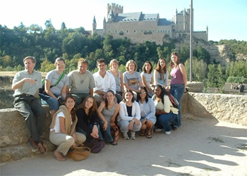 Students in Madrid, Spain