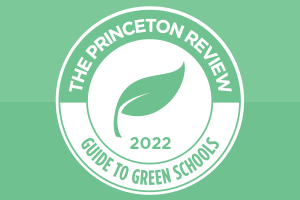 The Princeton Reivew Guide to Green Schools award 2022 logo