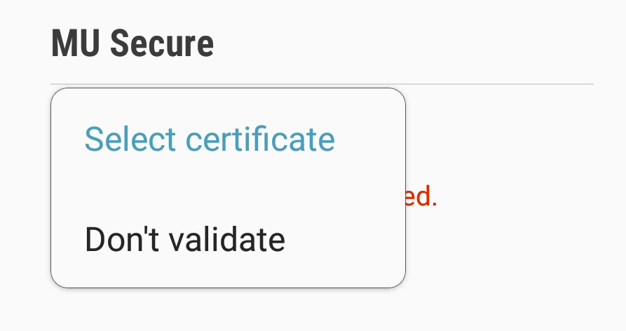 Select Don't Validate