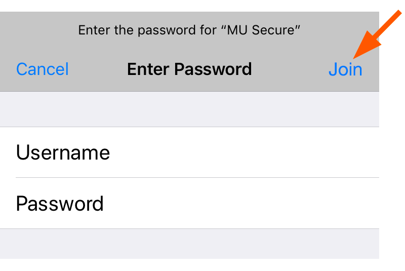 iOS prompt for username and password
