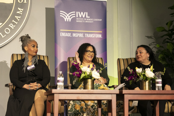Keynote Panel (Stacia Thompson, Ana Simpson, & Nancy Hernandez) for 4th Annual IWL Gala