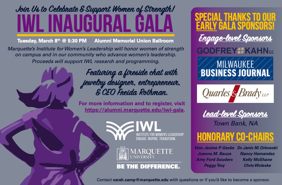 save the date iwl gala flyer