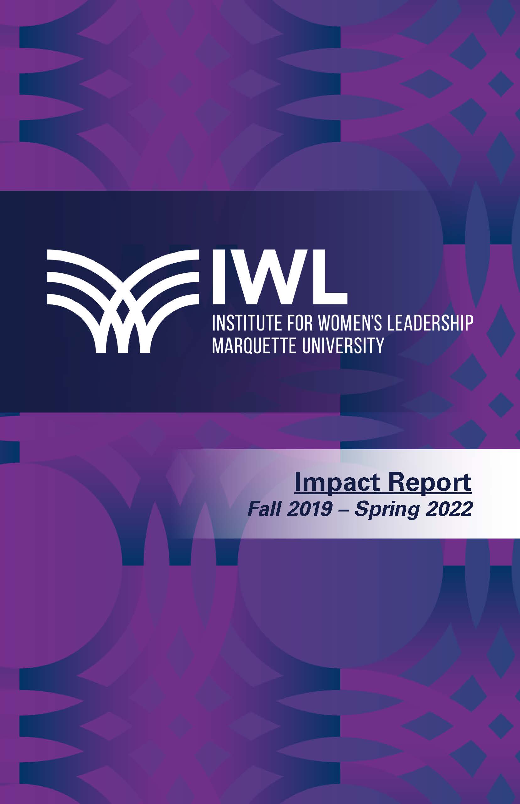 cover page for 2019-2022 IWL Impact Report