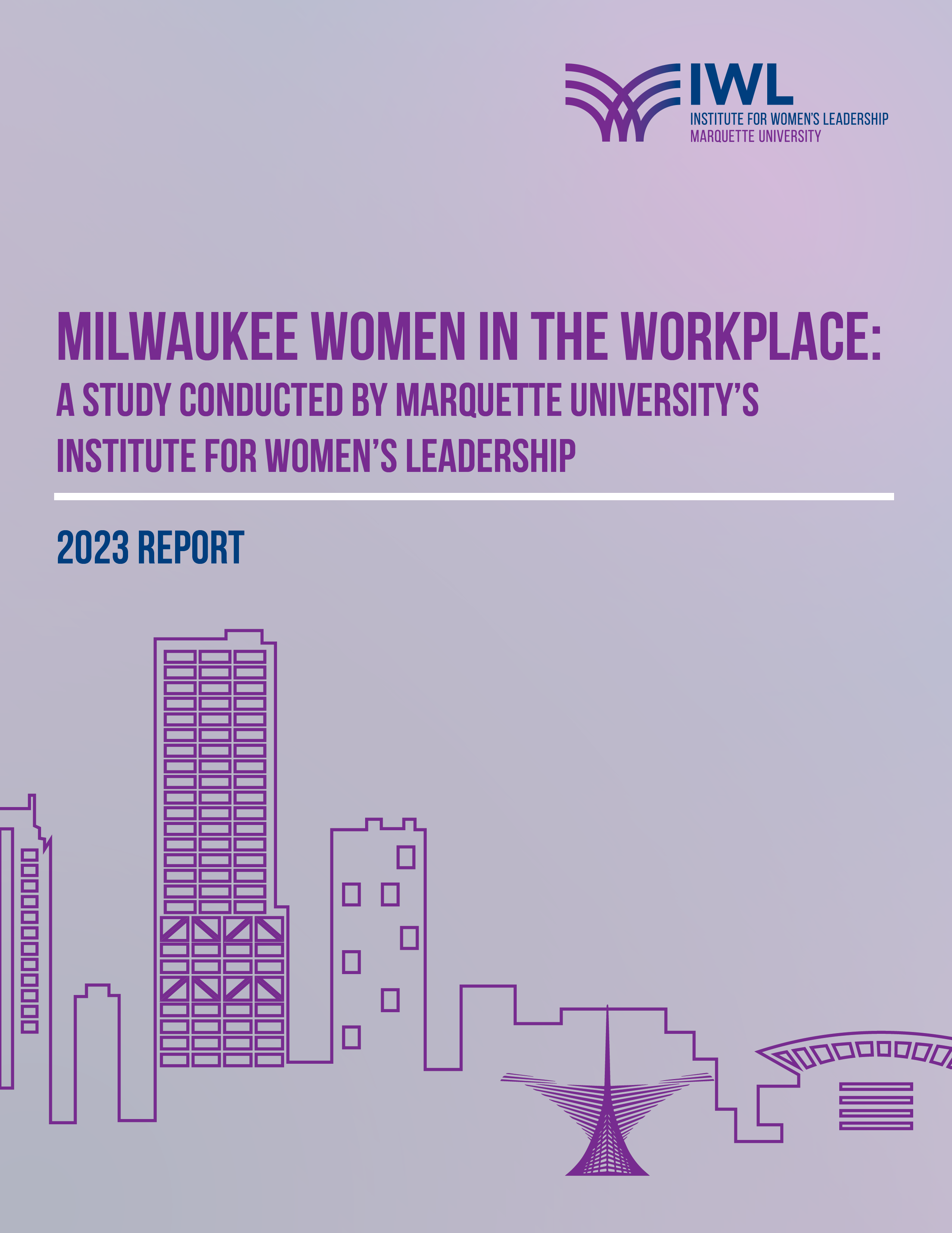 front cover of "Milwaukee Women in the Workplace—2023 Report"