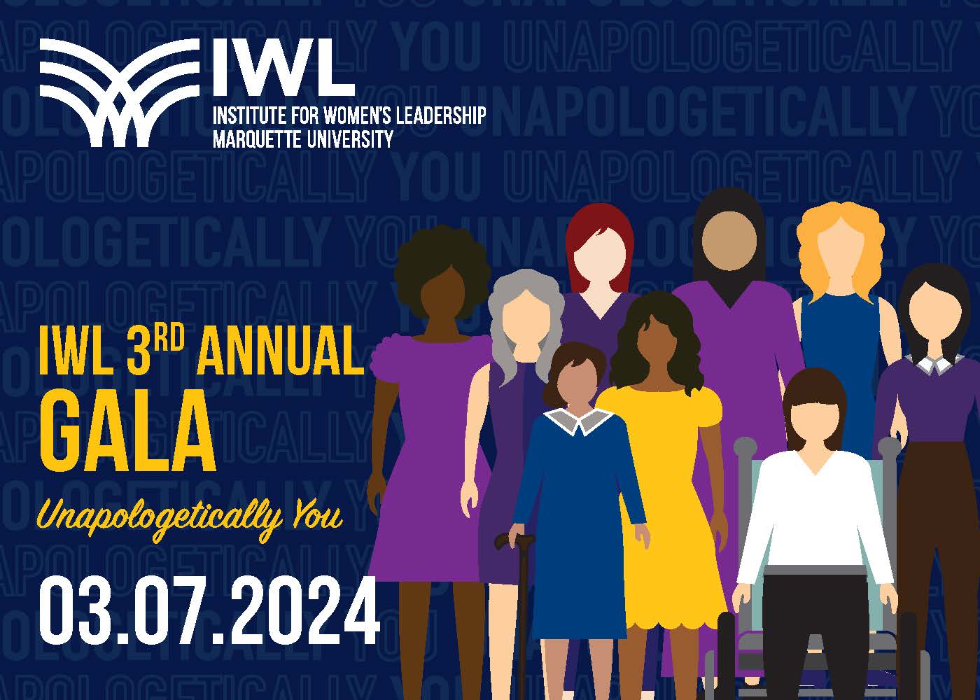 Save-the-Date Announcement for IWL-Marquette's 3rd Annual Gala