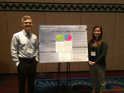 Alex Rucka and Emily McCormick present their poster